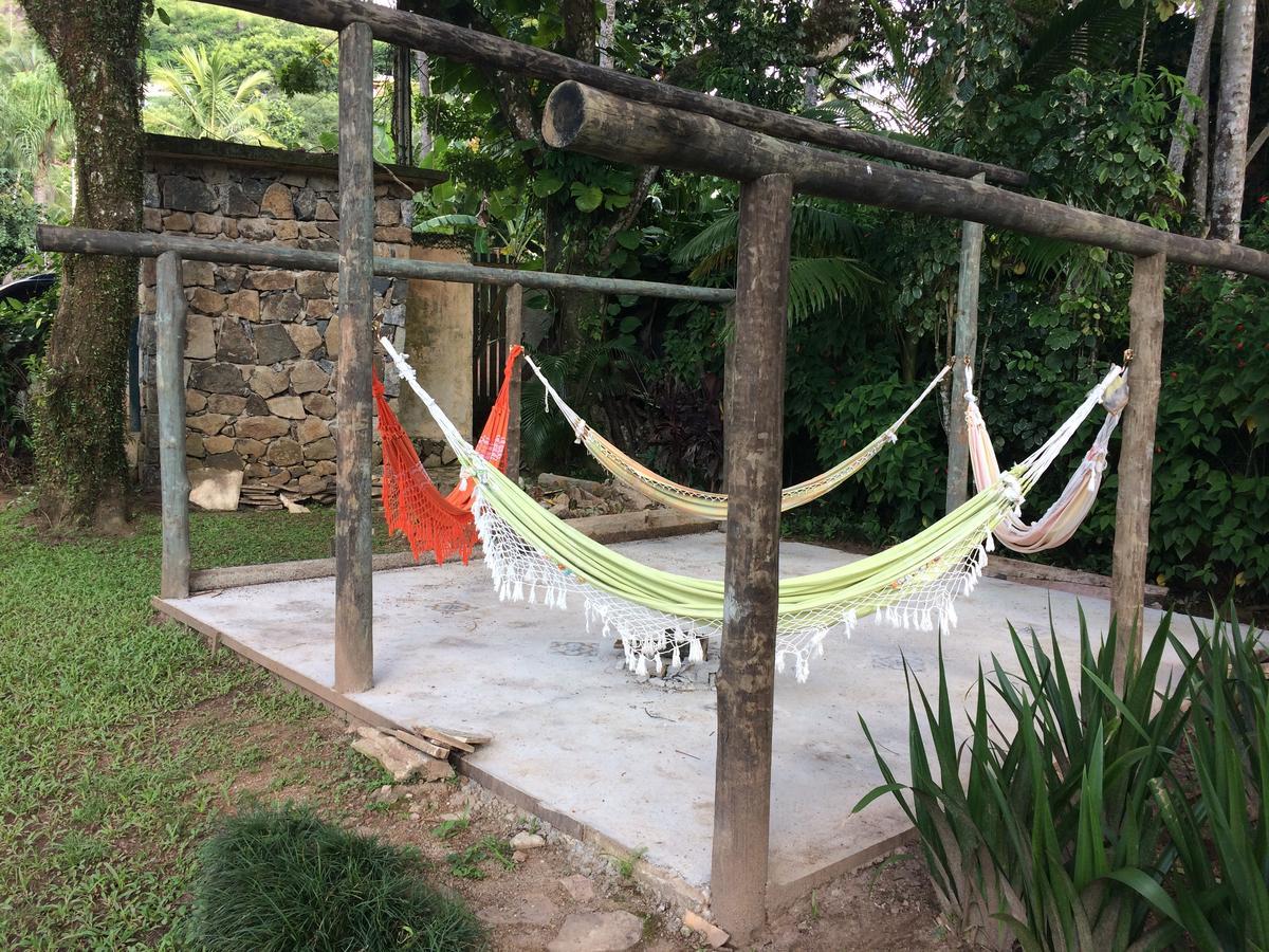 Villa Casa Colonial Terrea No Saco Da Capela Em Ilhabela Exterior foto
