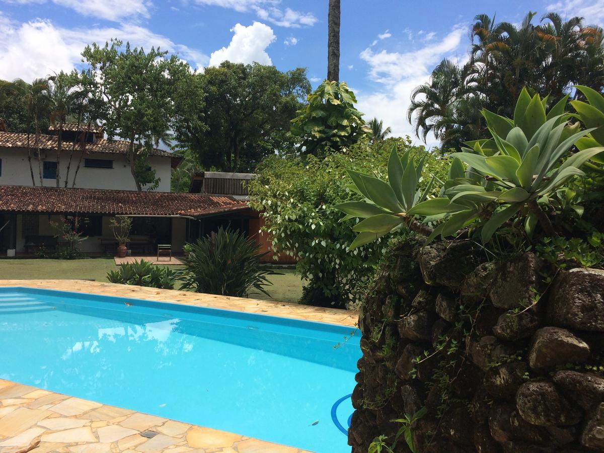 Villa Casa Colonial Terrea No Saco Da Capela Em Ilhabela Exterior foto