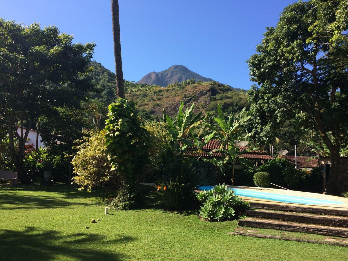 Villa Casa Colonial Terrea No Saco Da Capela Em Ilhabela Exterior foto