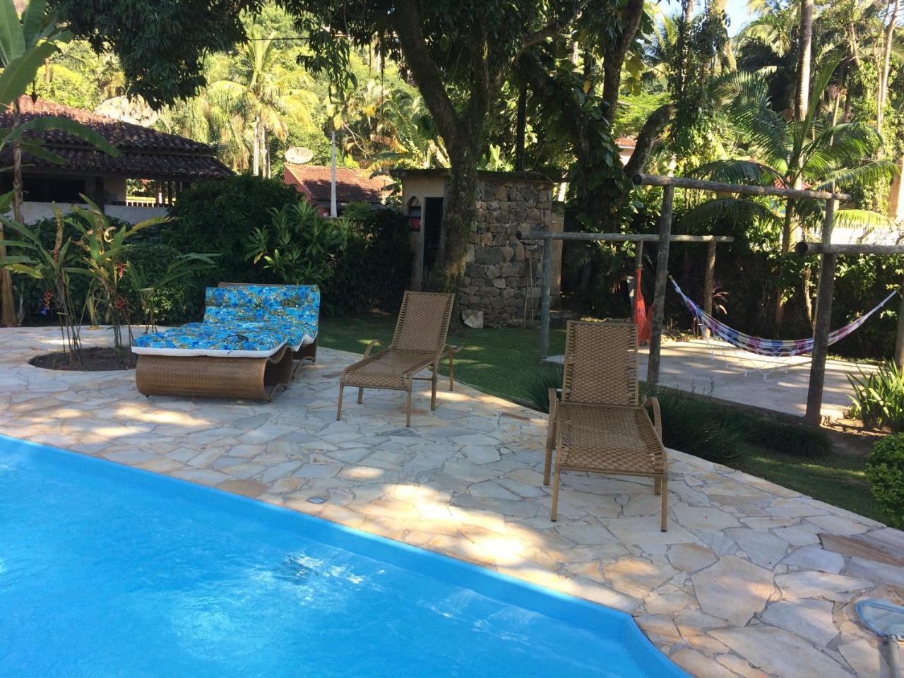 Villa Casa Colonial Terrea No Saco Da Capela Em Ilhabela Exterior foto