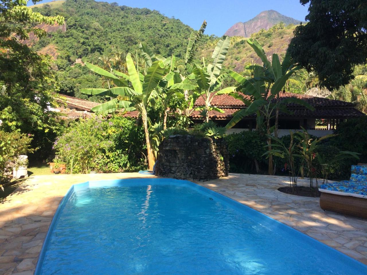 Villa Casa Colonial Terrea No Saco Da Capela Em Ilhabela Exterior foto