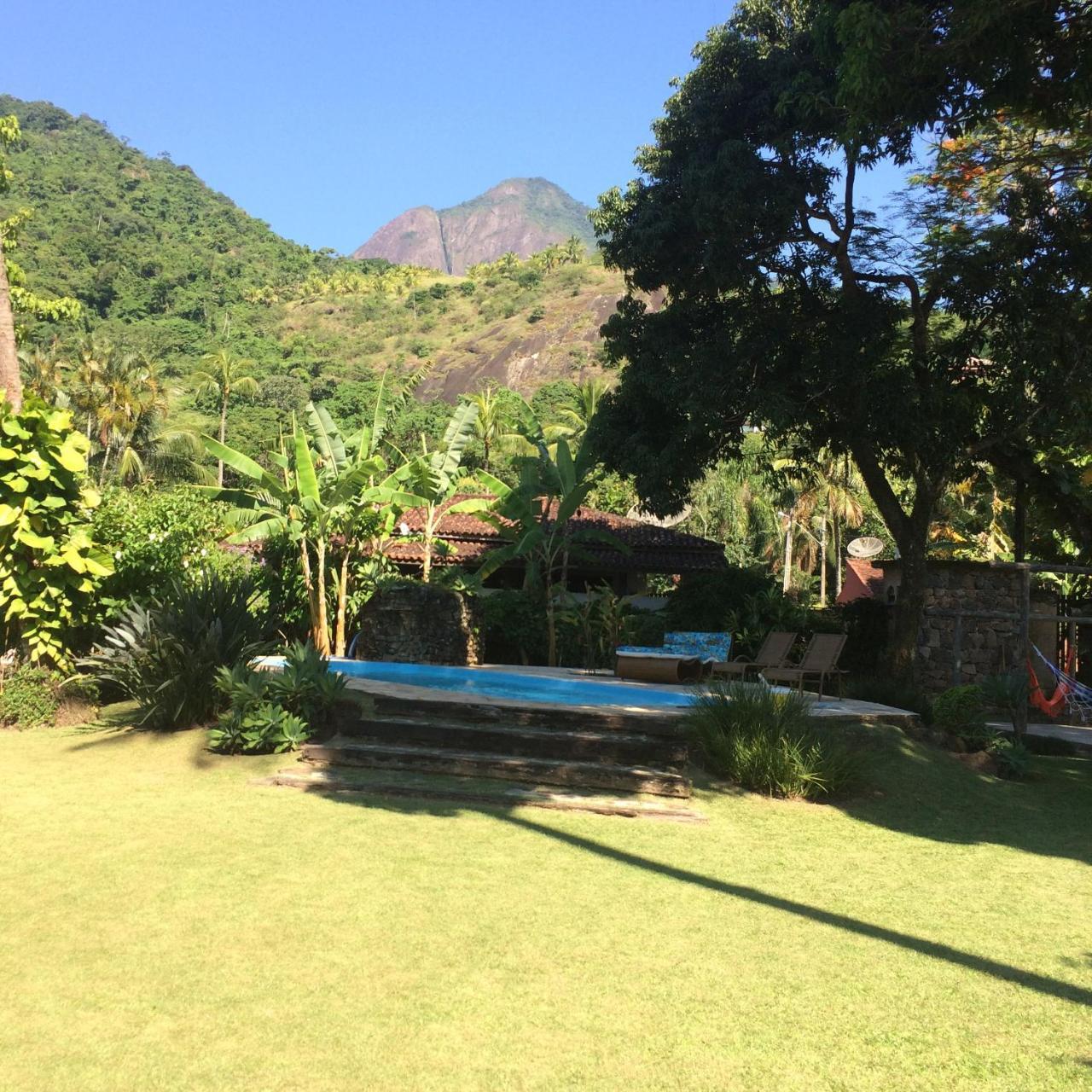 Villa Casa Colonial Terrea No Saco Da Capela Em Ilhabela Exterior foto