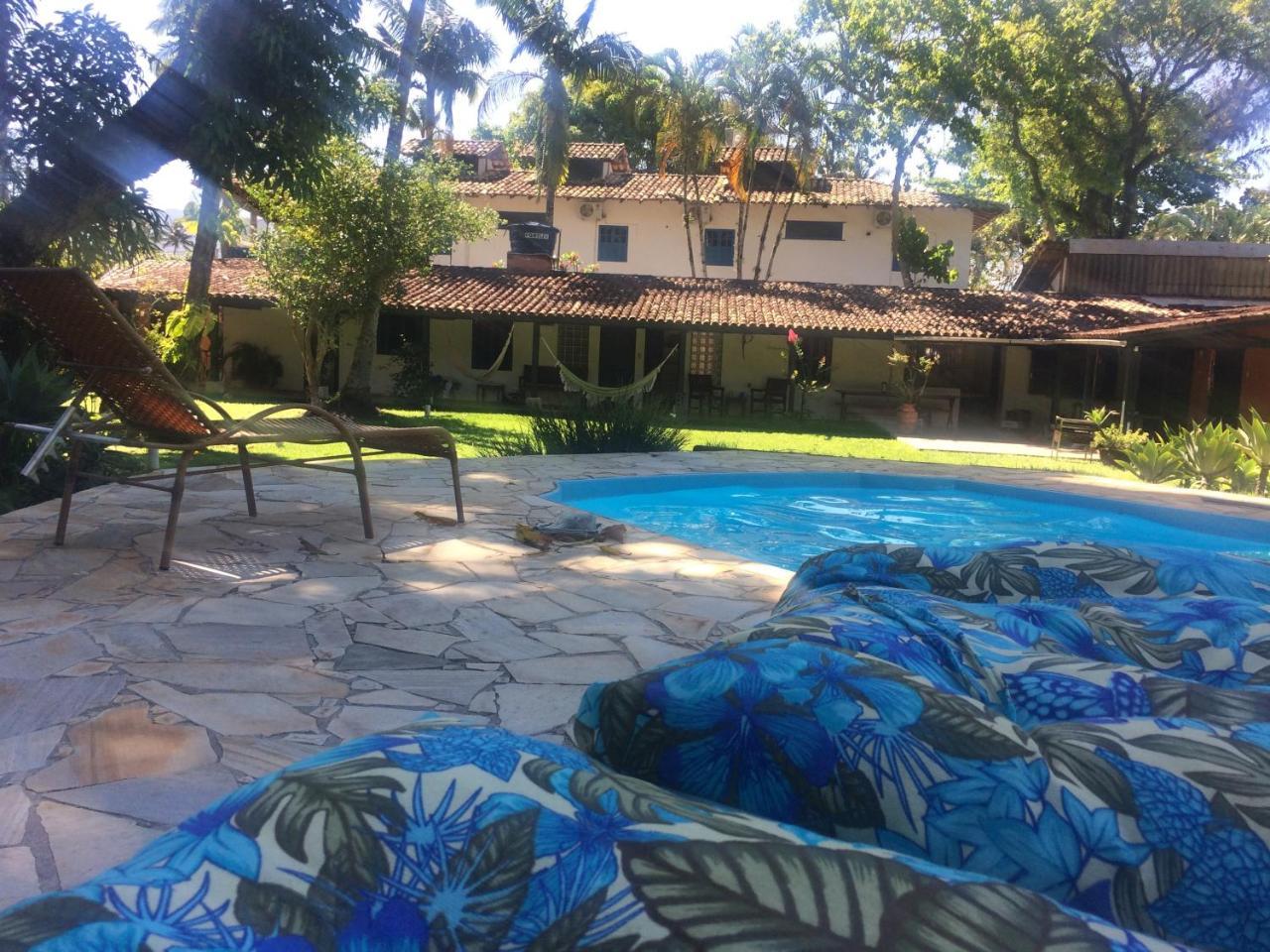 Villa Casa Colonial Terrea No Saco Da Capela Em Ilhabela Exterior foto